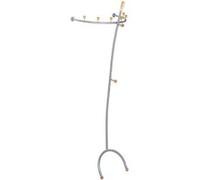 HAKU Garde-robe murale L 67×H 189×P 51 cm Aluminium Bois massif Métal Style moderne