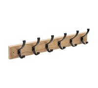 Paris Prix – Patère murale – 5five Simply Smart – 6 têtes bois/metal 58 cm naturel