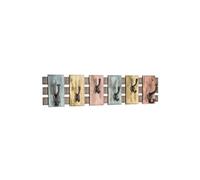 Patere murale en bois massif optique vintage - Dim : L81 x P 11 x H20 cm --