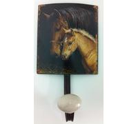 Patère murale en forme de cheval pour chambre d'enfant