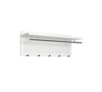 Patère Murale en Métal "Paulo" 75cm Blanc