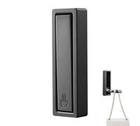 Patère murale invisible - Cintre pliable dissimulé en de zinc 7 x 2 cm, support pliable monté à l'arrière de la porte, porte-vêtements robuste sans dommages | Crochet mural fonctionnel multi c