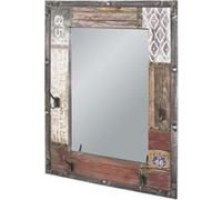 Patère Murale & Miroir Route 75cm Naturel Beige G