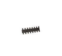 Patère murale Nimes MDF Métal 75x4x13 cm Marron Noir