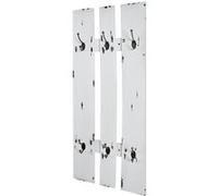 HAKU Portemanteau mural – MDF & métal – Blanc – L40×H100×P9 cm – Style Urban Collective