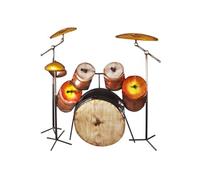 HAKU Möbel garderobe Murale Vintage, métal - Dim.: L 68 cm x H 65 cm x P 6 cm, Style: Industrial