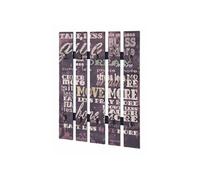 Patère Murale Vintage "Give" 100cm Violet