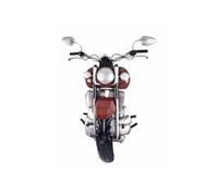 Patère Murale Vintage "Motard II" 64cm Rouge
