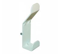 Patère - pour lisse modulable - en acier - rouge - 12170 DEVISMES