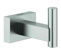 Grohe Essentials Cube crochet pour peignoir 40511DC1 supersteel, fermeture dissimulée