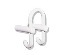 Patère Salle de Bain Hewi Serie 801 Crochet double deux tiges 95 mm Ombre