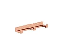 Patère triple NIL en laiton rose gold brossé 16x4,2x2,1 cm