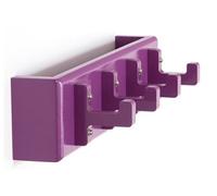 Patere violet avec crochets a cles