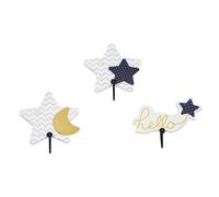 Patères en bois en mdf - hello blanc TU