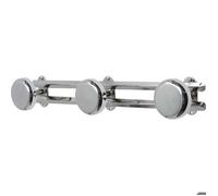 PATERES METAL A FIXER 3 CROCHETS - CHROME - Tendance