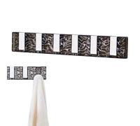 Patères pliables pour montage mural, crochets de serviette pliables pour salle de bain - Crochets de salle de bain à forte adhérence avec structure de touches de piano - Pas de traces - Crochets de