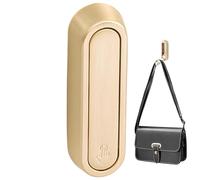 Patères pliantes-ensemble de crochets adhésifs, cintre de rangement mural compact pour chapeau et robe avec support en bâton solide, crochet mural pliable en plastique avec conception rabattable