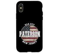 Paterson New Jersey Drapeau américain Vintage Coque pour iPhone X/XS