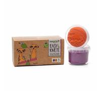 Pâtes à modeler Bio Vegan 2 pots 120g Orange Violet Neogrun® Suri - P