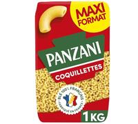 Pâtes coquillettes PANZANI - le paquet de 1kg Lot De 4 - Par Lot