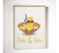 Pâtes Cuisine Imprimé Art Art Art Toile Imprimé Peinture Pâtes Affiche Picture Moderne Minimaliste Salle à manger Décoration Pas de cadre(50X70CM No Frame)