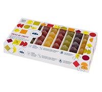 Pâtes de fruits en forme de petits cœurs 1 Kg, Saveurs (Fraise, Poire,Citron, Abricots, Cassis)