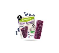 Pates de fruits overstims bio myrtille 4x25g