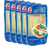 Pâtes de Riz / Vermicelles Chantaboon - Largeur 3mm - 375G/Sachet 5 sachets