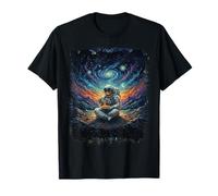 Pâtes et Spaghettis Space Astronaute Style Nuit étoilée T-Shirt