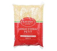 Pâtes langue d'oiseau petit n°75 - Paquet 500g