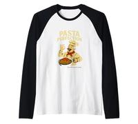 Pâtes Perfection Chef Italien Drôle Spaghetti Vintage Manche Raglan