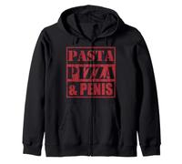 Pâtes Pizza et pénis Sweat à Capuche