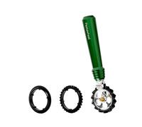 Pâtes/ravioli Cutter de roue - Pâte/Roulette à pâtisserie Tampon Cutter - 3 formes de coupe Green