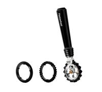 Pâtes/ravioli Cutter de roue - Pâte/Roulette à pâtisserie Tampon Cutter - 3 formes de coupe noir