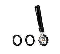 Pâtes/ravioli Cutter de roue - Pâte/Roulette à pâtisserie Tampon Cutter - 3 formes de coupe noir