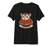Pâtes Spaghetti Mignonnes Sugar Glider T-Shirt Haut de Gamme