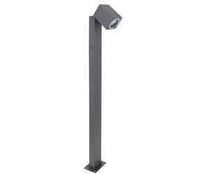 Path lights outdoor lampadaire de jardin extérieur anthracite lampadaire extérieur terrasse sur pied, pivotant, 1x GU10, Lxlxh 11,5x7,2x80 cm
