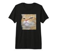 Pathetic Drôle Mignon Chat Orange Mème Flou T-Shirt Haut de Gamme