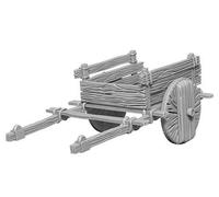 PATHFINDER Battles Deep Cuts Miniatures Non Peintes Chariot 2 Roues (Lot de 6)
