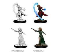 Pathfinder Deep Cuts Unpainted Miniatures Female Human Wizard