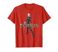 Pathfinder: Merisiel The Rogue T-Shirt, Homme, Rouge, L