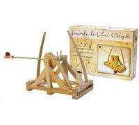 PATHFINDERS PFD-17 Leonardo Davinci Catapult da Vinci Inventions Jouet de Construction à Tige Gagets Cool pour Enfants, Bois, S