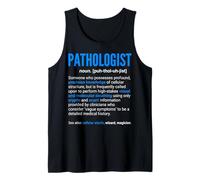 Pathologist Definition Cellular Sleuth Blue Bold Police Débardeur