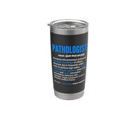 Pathologist Definition Cellular Sleuth Blue Bold Police Gobelet isotherme en acier inoxydable double paroi