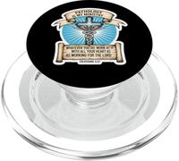 Pathologiste chrétien La pathologie est Mon ministère Docteur Jésus PopSockets PopGrip pour MagSafe