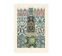 Pathos Studio Albert Racinette - Lithographie persane de « L'ornement Polychrome » 6 (impression d'art Gi 41,9 x 59,4 cm [A2]