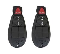 PathyLevos Fobik Télécommande sans clé compatible avec Dodge Ram 1500 2013 2014 2015 2016 2017 2018 2019 2020 2021 2500 3500 4500 5500 2013-2018 Télécommande d'entrée (F). CC ID : GQ4-53T)