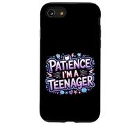 Patience I'm A Teenager Phase de Croissance maussade - Coque pour iPhone SE (2020) / 7/8