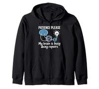 Patience Please My Brain is Busy Doing Repairs - Sweat à Capuche