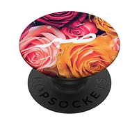 Patience Sabr Fond Rose calligraphie arabe moderne PopSockets PopGrip Interchangeable